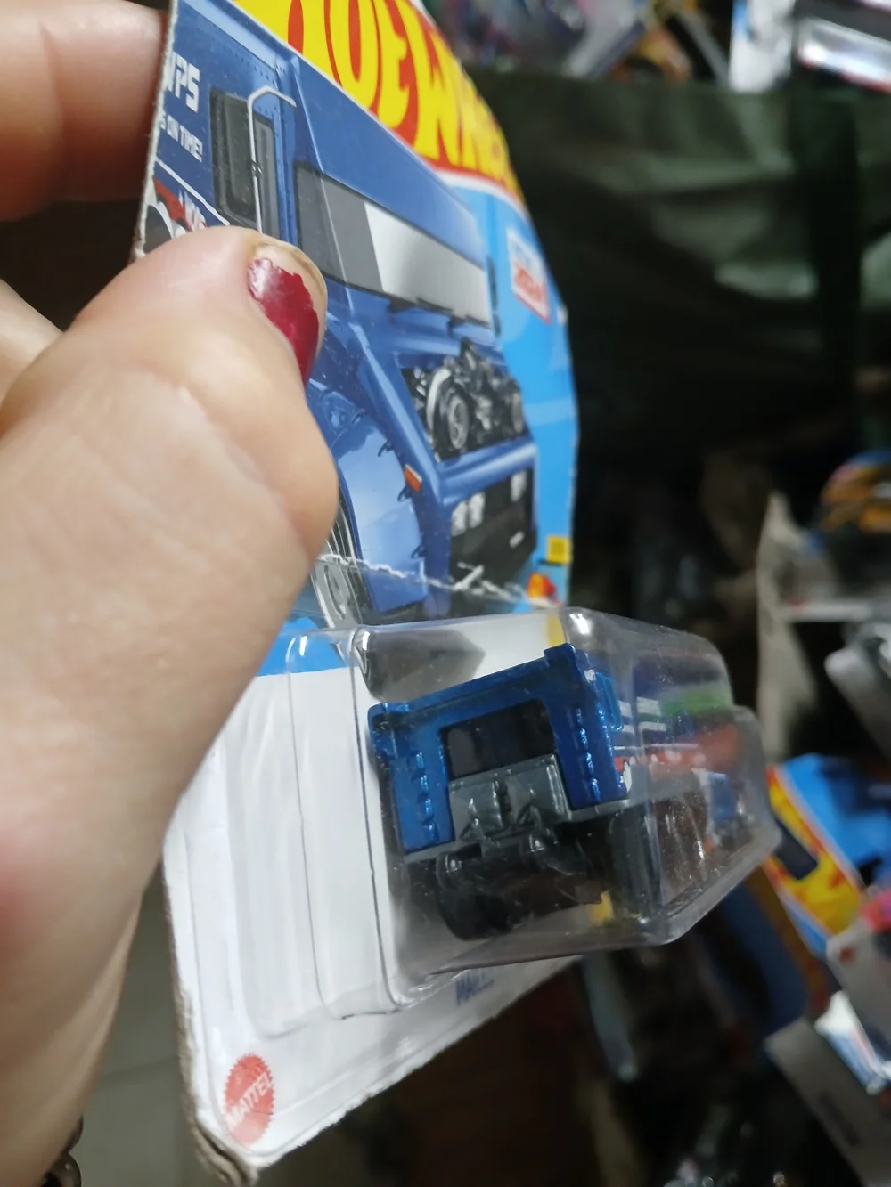 Mailed It! mail truck casting from the 2024 Hot Wheels HW Art Cars series (numbe